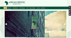 Desktop Screenshot of africanservices.org