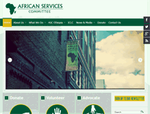 Tablet Screenshot of africanservices.org